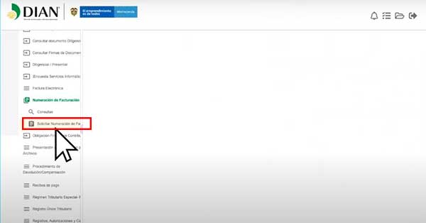 solicitar numeracion de facturacion dian