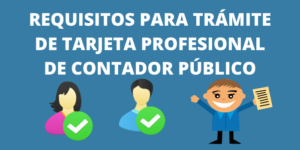 requisitos para tramite de tarjeta profesional de contador publico