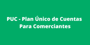 PUC Plan Único de Cuentas Para Comerciantes