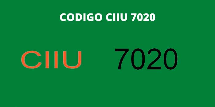 CODIGO CIIU 7020