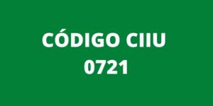 CODIGO CIIU 0721