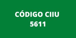 CODIGO CIIU 5611