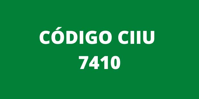 CODIGO CIIU 7410