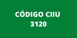 CODIGO CIIU 3120