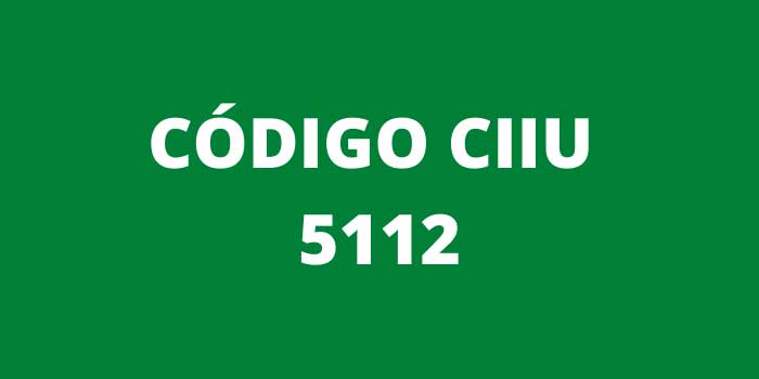 CODIGO CIIU 5112